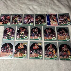Seattle SuperSonics Lot Of 16 Cards
